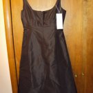 J.crew NWT Whitney silk faille dress Brown (sizeP 2)