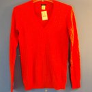 J crew  NWT Cambridge cable Vneck sweater (XS)