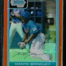 Dante Brinkley New York Mets 2006 Bowman Chrome Orange Refractor RC SN#/25 BC54