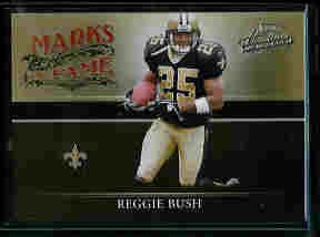 Reggie Bush New Orleans Saints 2006 Playoff Absolute Memorbilia Marks of Fame SN#/250