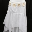 Not straight with crochet skirt