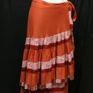 Wrap plain skirt