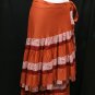 Wrap plain skirt