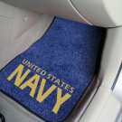 NAVY 2 Piece Front Car Mats