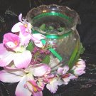 FloraGlobes! Gorgeous Glass Candle Holder Floral Decor