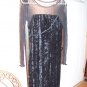 Goth net black velvet feel dress. Worn ONCE. Absolutely superb. Glamor Goth Sexy