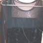 Goth net black velvet feel dress. Worn ONCE. Absolutely superb. Glamor Goth Sexy