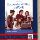 (NEW) Successful Writing at Work 11th INSTRUCTOR'S EDITION, Kolin 9781305667617