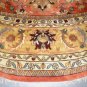 Awesome 14 ft Round William Morris Ptrn Handmade Area Rug carpet (V22)