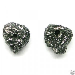 2+ Carats Loose BLACK Treasures Raw Rough Diamond Beads