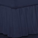 300 Thread Count Queen Bed skirt Egyptian Cotton Navy Blue Color