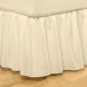 300 Thread Count Queen Bed skirt Egyptian Cotton Ivory Color