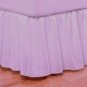 Queen Size Bed skirt 300TC Nile valley Cotton Lavender Color