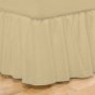 Queen Size Bed skirt 300TC Nile valley Cotton Beige Color