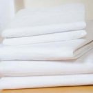 500tc King size Flat sheet 100% Egyptian cotton white