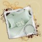 1200 TC Egyptian Calking King Size Sheet Set Nile Valley Cotton Sage Stripe Luxury Linens