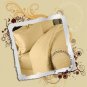 600TC Twin Size Sheet Set Gold Stripe Linen Ultra Premium Egyptian Cotton Sheets