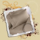 Full Size Duvet Set 1200TC Taupe Stripe Premium Egyptian Cotton Duvet Cover Sets
