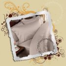 1200TC Twin Sheet Set Beige Egyptian Cotton Bed Sheets
