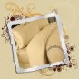 Queen Sheet Set 1000TC Egyptian Cotton Gold Stripe Sheets