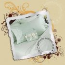 Queen Sheet Set 1000TC Egyptian Cotton Sage Stripe Sheets