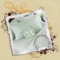 Queen Sheet Set 1000TC Egyptian Cotton Sage Stripe Sheets