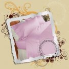 Queen Fitted Sheet 600-TC Solid Lavender Egyptian Cotton
