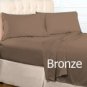 Twin-XL 21" inches deep Fitted Sheet Bronze 1000-TC