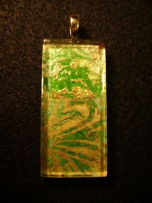 Green Abstract Pendant