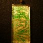 Green Abstract Pendant