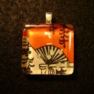 Chinese Fan Pendant