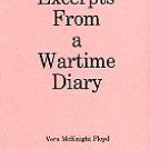 Floyd, Vera McKnight. Excerpts From A Wartime Diary