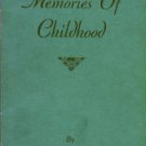 Williams, Mary. Memories Of Childhood