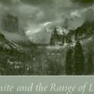 Adams, Ansel. Yosemite And The Range Of Light
