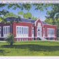 Linen Postcard. Carl Augustus Rudisill Library, Lenoir Rhyne College, Hickory, N.C.