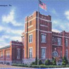 Linen Postcard. Armory, Tamaqua, Pa.