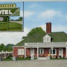 Linen Postcard. Tennessee Motel