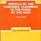 Ter-Minasyan, M. E. Weevils of the Subfamily Cleoninae in the Fauna of the USSR, Tribe Lixini