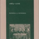 Spindel, Donna J. Crime and Society in North Carolina, 1663-1776