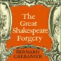 Grebanier, Bernard. The Great Shakespeare Forgery