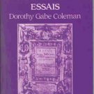 Coleman, Dorothy Gabe. Montaigne's Essais