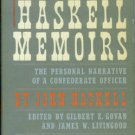 Haskell, John Cheves. The Haskell Memoirs