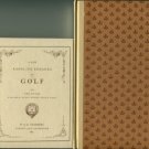 Chambers, R., and Cundell, J. A Few Rambling Remarks On Golf...[with] Rules Of The Thistle Golf Club