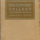 Annual Catalogue Of Davenport College For Young Women, Lenoir, North Carolina, 1921-1922...