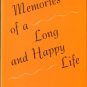 Monroe, Watson H. Memories Of A Long And Happy Life