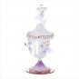 SPUN GLASS ANGEL FIGURINE