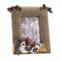 FABRIC CHICKEN PICTURE FRAME