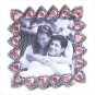 PEWTER HEARTS PICTURE FRAME