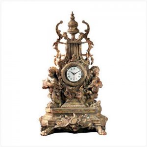 BAROQUE CHERUB CLOCK