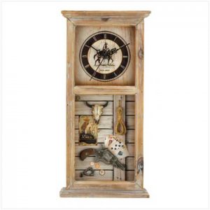 WESTERN COWBOY CLOCK